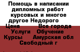 Помощь в написании дипломных работ, курсовых и многое другое.Недорого!!! › Цена ­ 300 - Все города Услуги » Обучение. Курсы   . Амурская обл.,Свободный г.